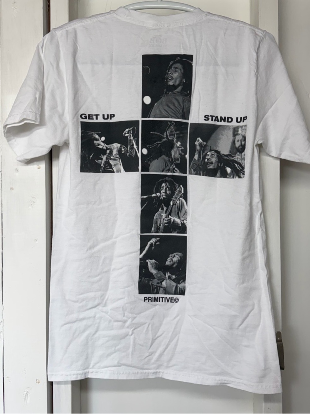 The Primitive x Bob Marley King T-Shirt 100% Cotton Size Small